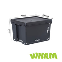 Wham Bam Ultra-Durable 45L Storage Box & Lid