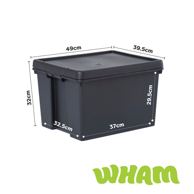 Wham Bam Ultra-Durable 45L Storage Box & Lid