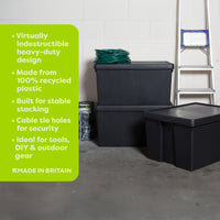 Wham Bam Ultra-Durable 96L Storage Box & Lid