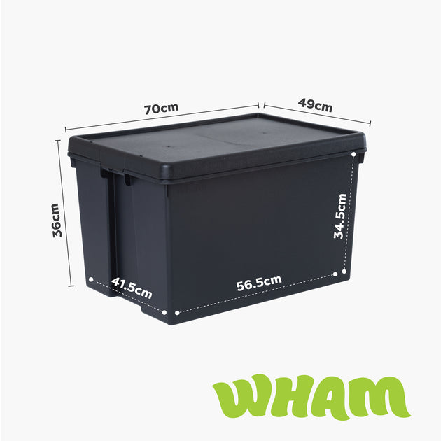 Wham Bam Ultra-Durable 96L Storage Box & Lid