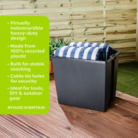 Wham Bam Ultra-Durable 154L Storage Box & Lid