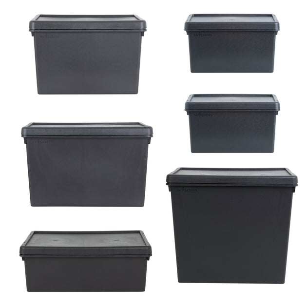 Wham Bam Ultra-Durable 6-Piece Storage Box & Lid Set