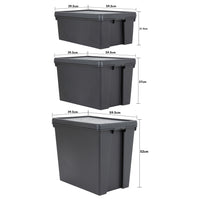 Wham Bam Ultra-Durable 3-Piece Storage Box & Lid Set