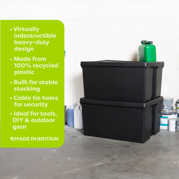 Wham Bam Ultra-Durable 150L Storage Box & Lid
