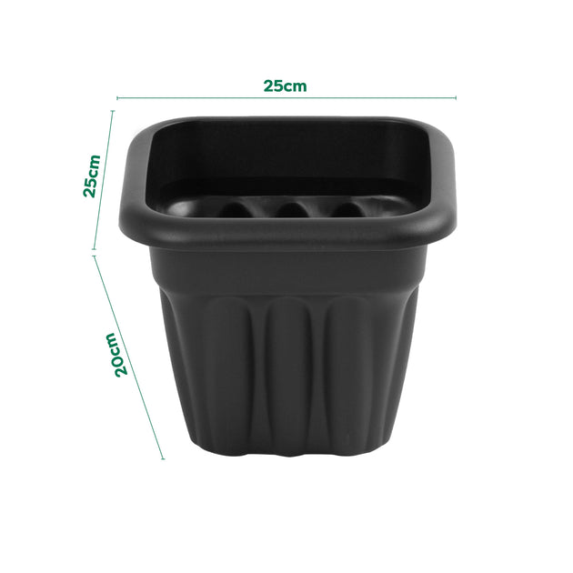 Wham Vista 25cm Square Plastic Garden Planter