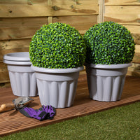 Wham Vista 33cm Round Plastic Garden Planter