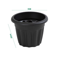 Wham Vista 33cm Round Plastic Garden Planter