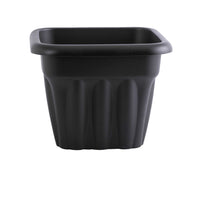Wham Vista 33cm Square Plastic Garden Planter Slate