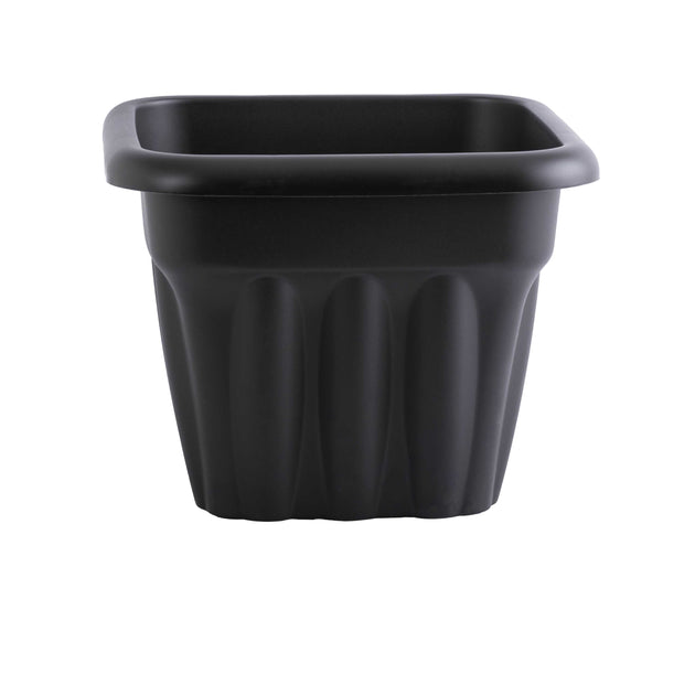Wham Vista 33cm Square Plastic Garden Planter Slate