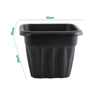 Wham Vista 33cm Square Plastic Garden Planter