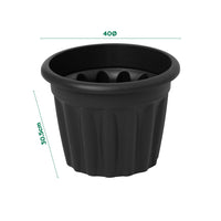 Wham Vista 40cm Round Plastic Garden Planter