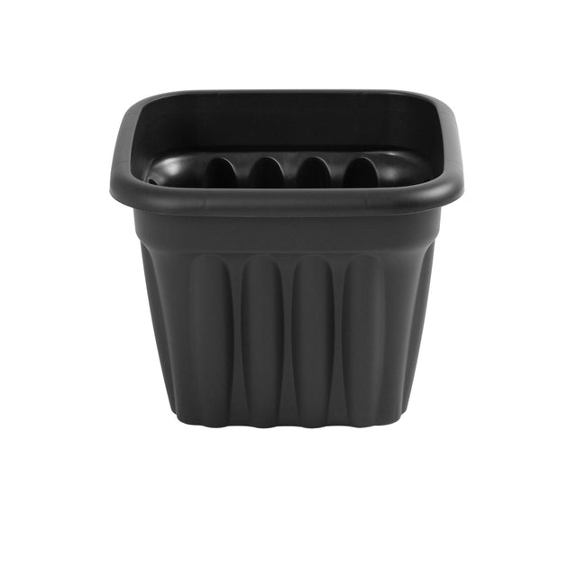 Wham Vista 40cm Square Plastic Garden Planter Slate