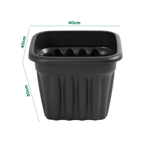 Wham Vista 40cm Square Plastic Garden Planter