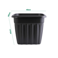 Wham Vista 49cm Square Plastic Garden Planter