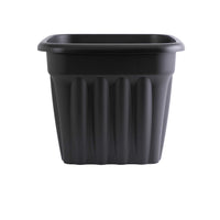 Wham Vista 49cm Square Plastic Garden Planter Slate