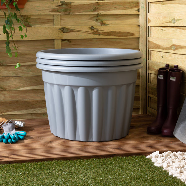 Wham Vista 60cm Round Plastic Garden Planter