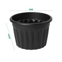 Wham Vista 60cm Round Plastic Garden Planter