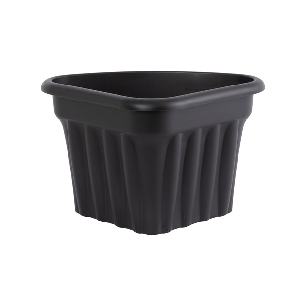 Wham Vista 40cm Corner Plastic Garden Planter Slate