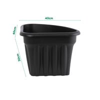 Wham Vista 40cm Corner Plastic Garden Planter