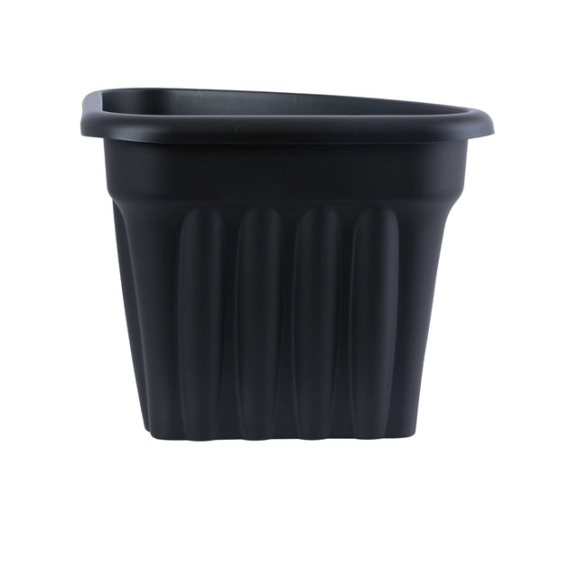 Wham Vista 49cm Corner Plastic Garden Planter Slate