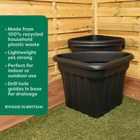 Wham Vista 49cm Corner Plastic Garden Planter