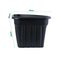 Wham Vista 49cm Corner Plastic Garden Planter