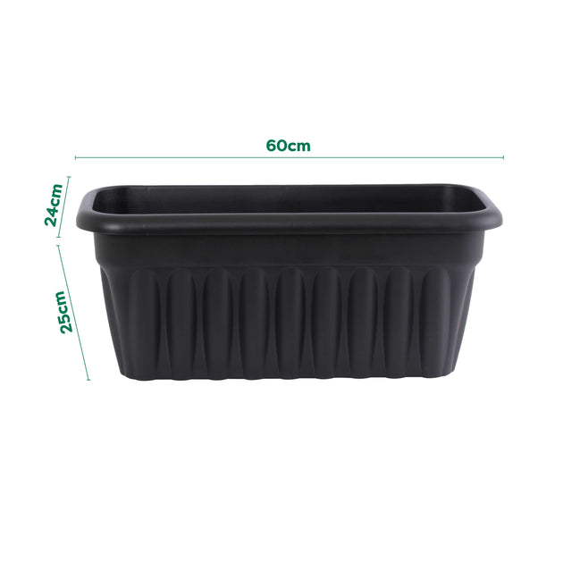 Wham Vista 60cm Rectangular Plastic Garden Trough
