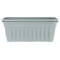 Wham Vista 80cm Rectangular Plastic Garden Trough Upcycle Grey