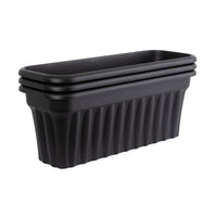 Wham Vista 80cm Rectangular Plastic Garden Trough Slate