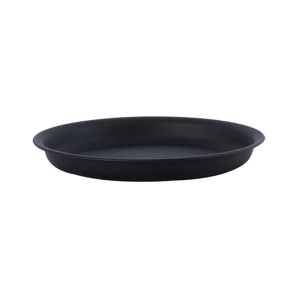 Wham Vista Round Plastic Garden Saucer 28cm Slate