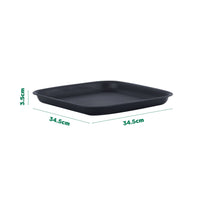 Wham Vista Square Plastic Garden Saucer