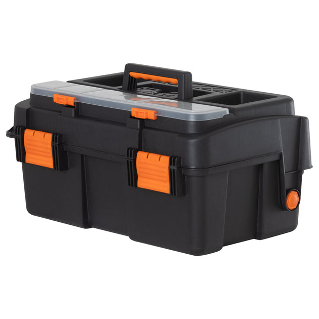 50cm Tool Box with Organiser & Tray