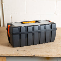 55cm Side-Opening Tool Box with Organiser Lid & Tray