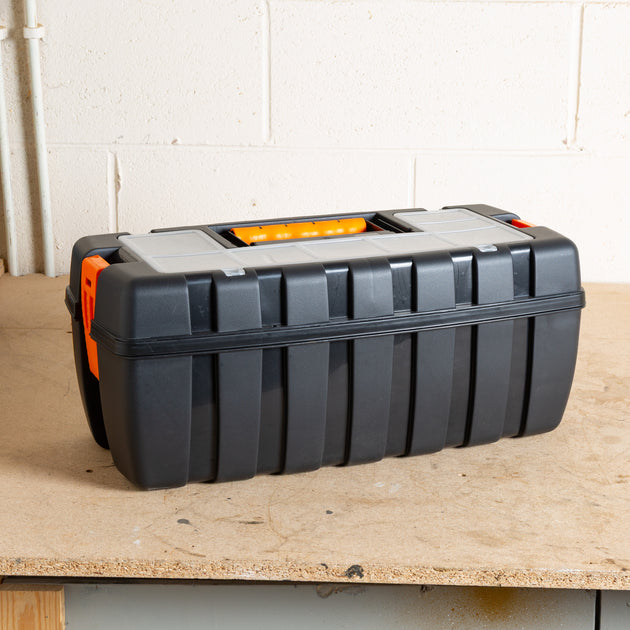 55cm Side-Opening Tool Box with Organiser Lid & Tray