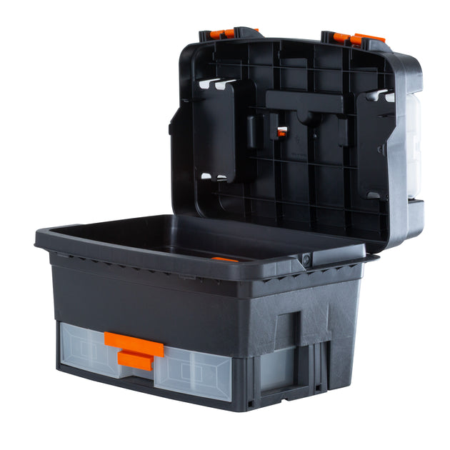 46cm Tool Box with Organisers and Drawer
