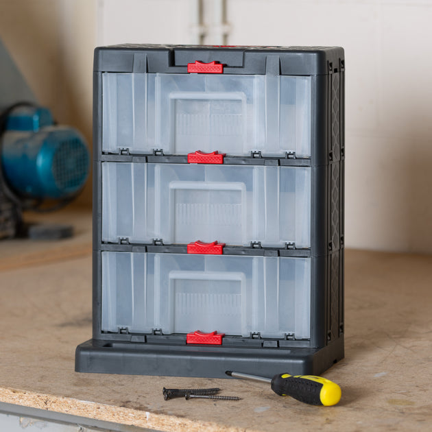 31cm Organiser Station with 3 Drawers