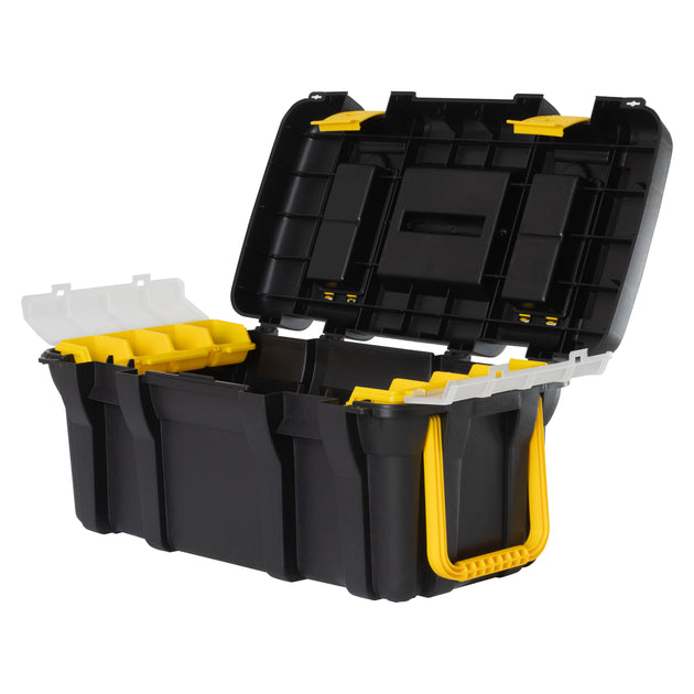 77cm Wheeled Toolbox Cart with Organisers & Tray