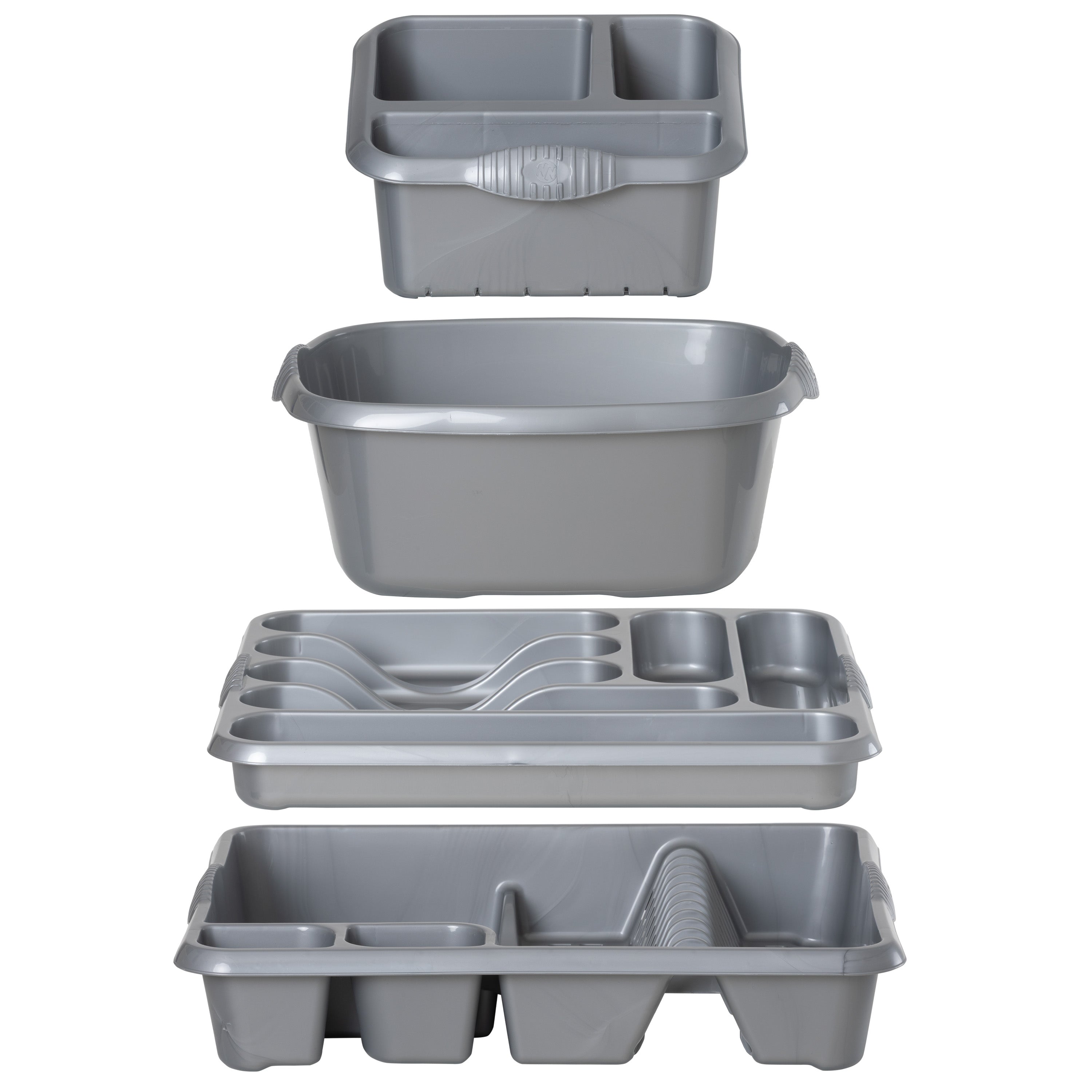 Wham Casa 4-Piece Kitchen Set Silver