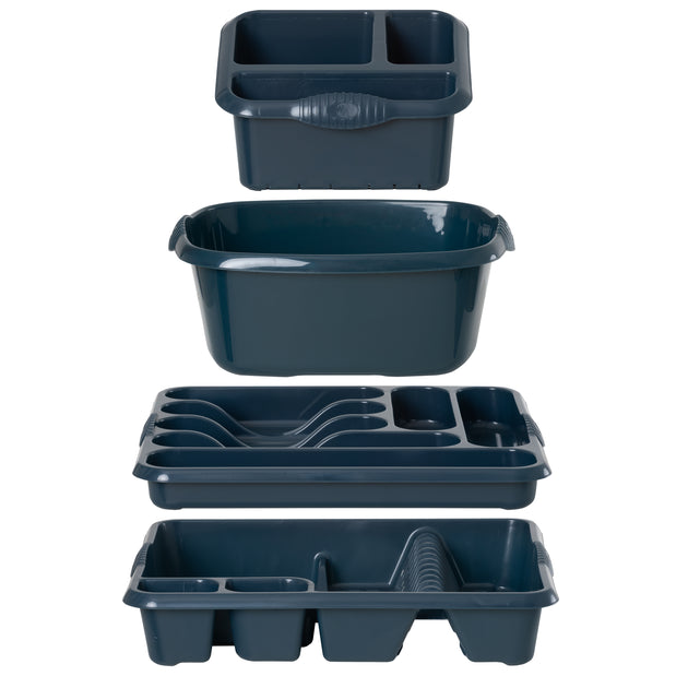 Wham Casa 4-Piece Kitchen Set Navy Blue