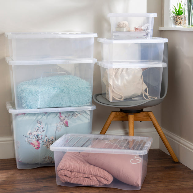 Wham Crystal 7-Piece Multisize Storage Boxes & Lid Set