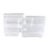 Wham Crystal 7-Piece Multisize Storage Boxes & Lid Set