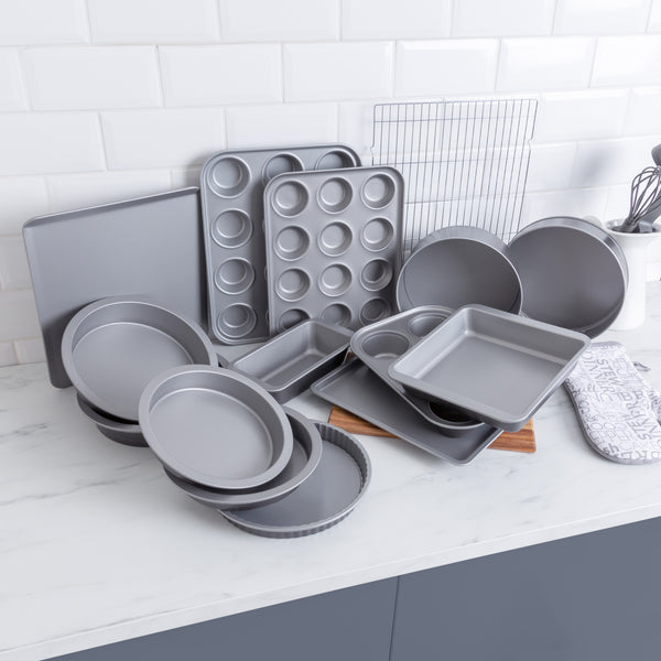 Baker & Salt 15-Piece Ultimate Non-Stick Baking Set