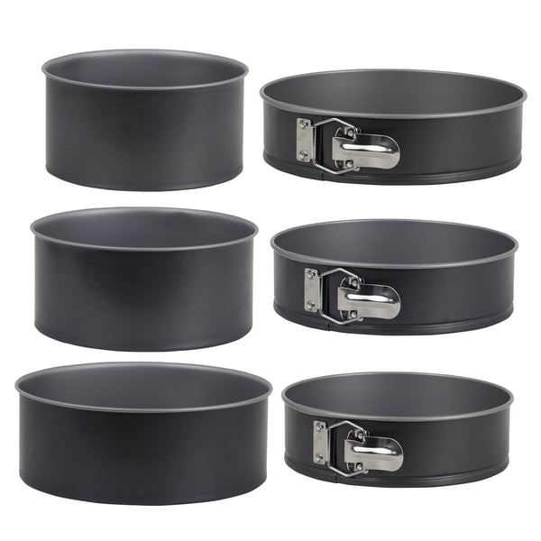 Baker & Salt 6-Piece Springform & Loose Bottom Cake Tin Set