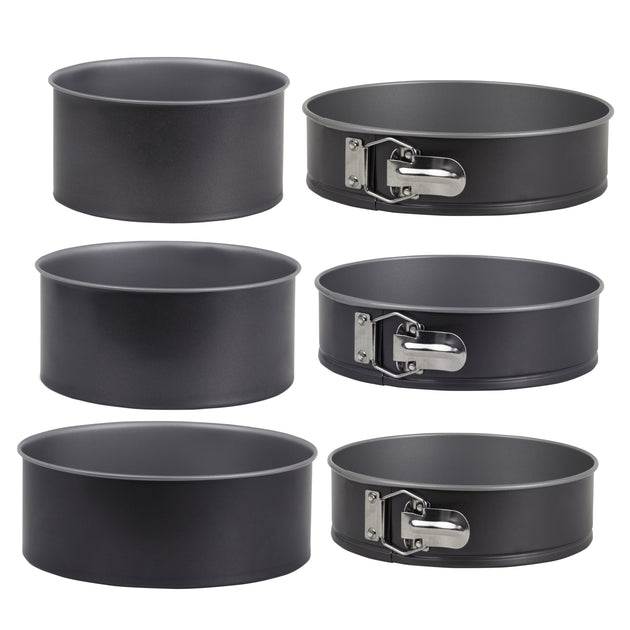 Baker & Salt 6-Piece Springform & Loose Bottom Cake Tin Set