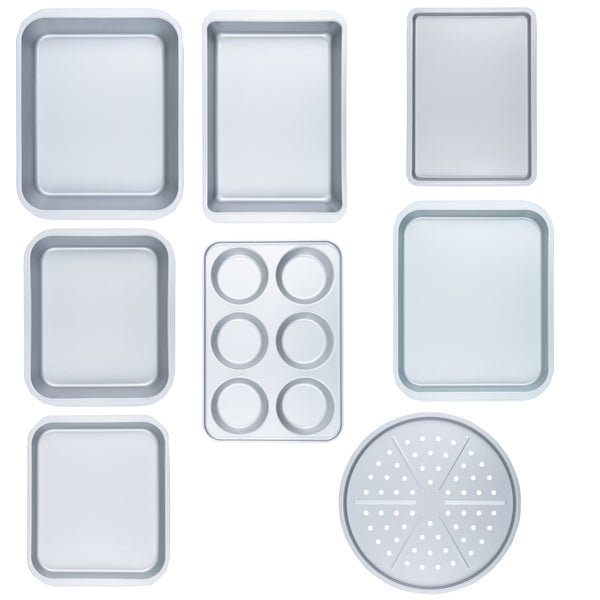 Baker & Salt 8-Piece Non-Stick Roaster & Tray Set