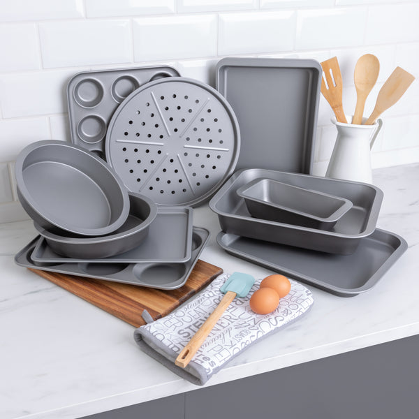 Baker & Salt 10-Piece Medium Non-Stick Family Bakeware Set