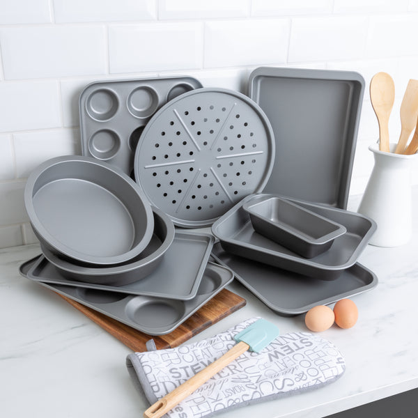 Baker & Salt 10-Piece Small Non-Stick Family Bakeware Set