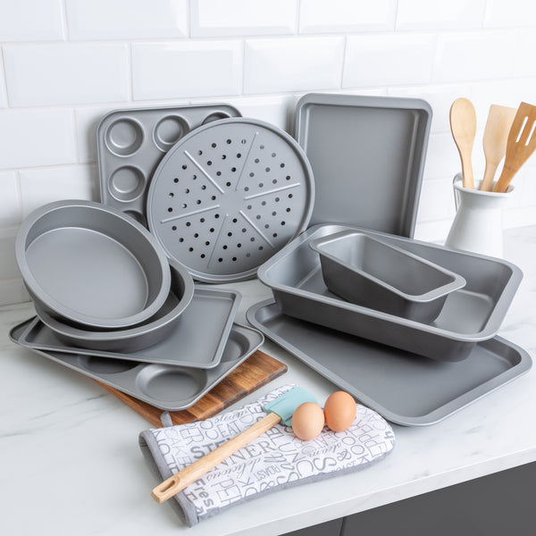 Baker & Salt 10-Piece Large Non-Stick Family Bakeware Set