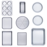 Baker & Salt 10-Piece Large Non-Stick Family Bakeware Set