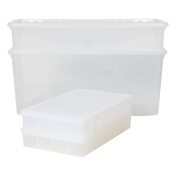 Wham Festive 4-Piece Christmas Storage Set for Tree, Baubles & Decorations